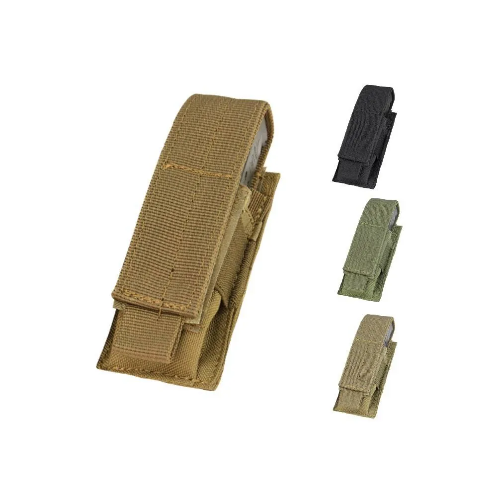 [2100000008872] Single Pistol Mag Pouch (Black)