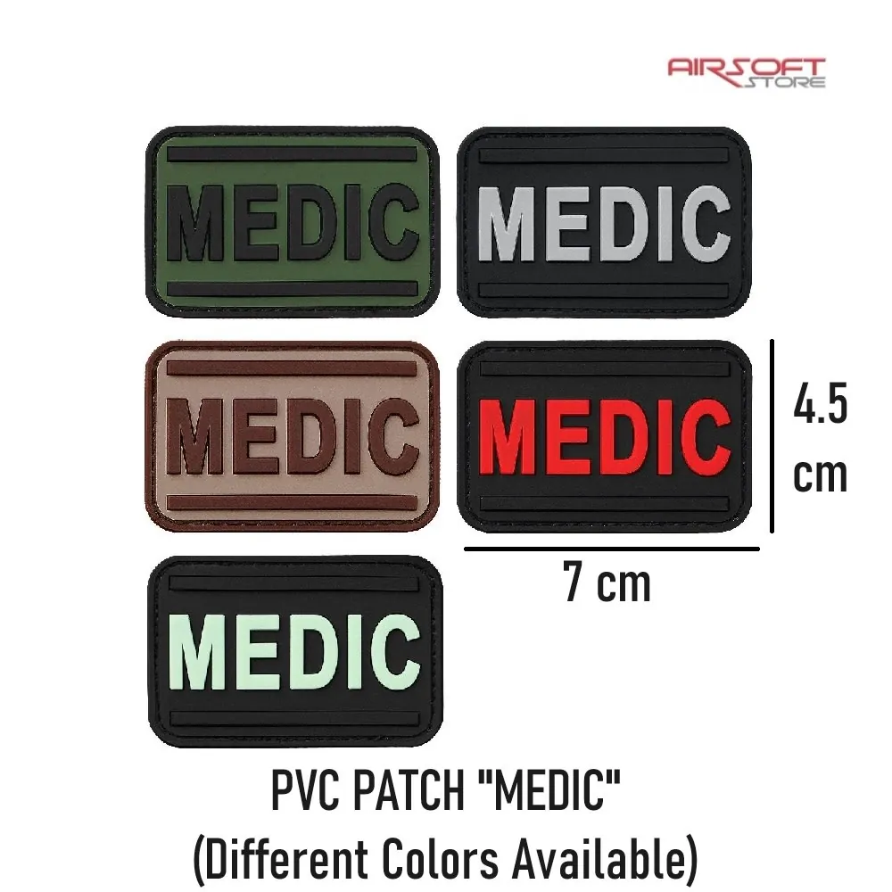 [2100000022243] PVC Patch MEDIC (Blackmedic)