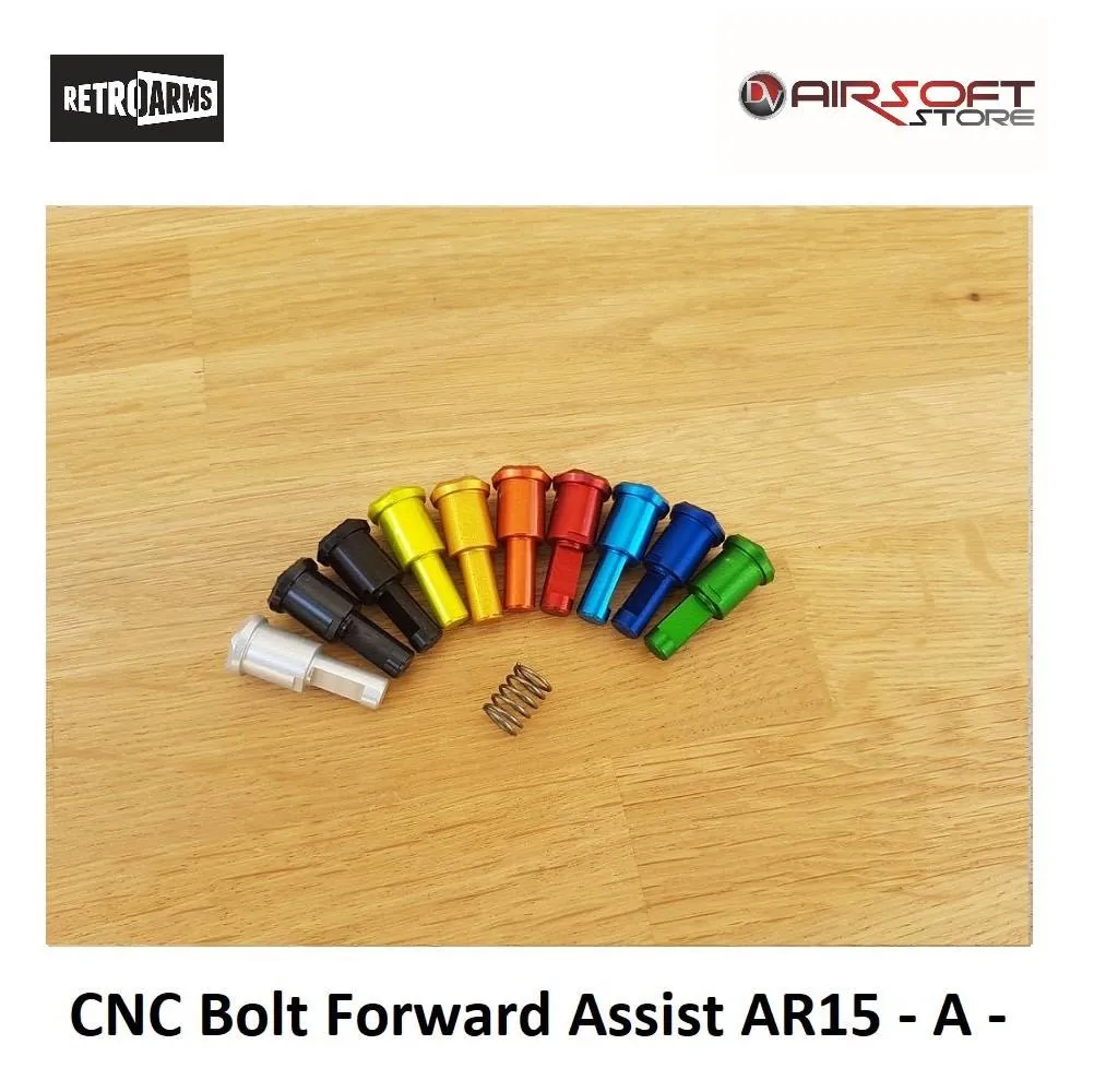 [2100000024476] CNC Bolt Forward Assist AR15 - A - (Silver)