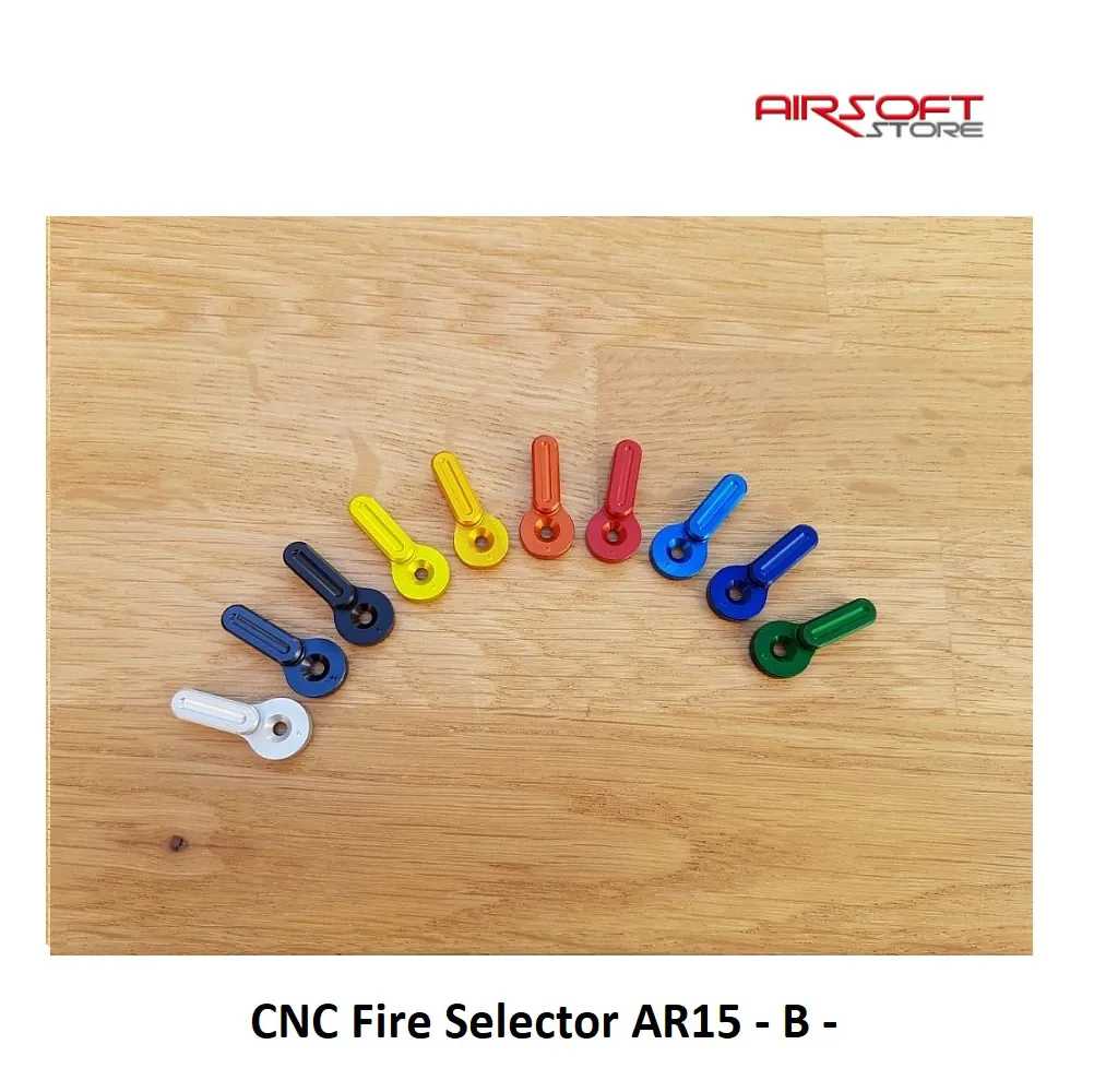 [2100000024834] CNC Fire Selector AR15 - B - (Silver)