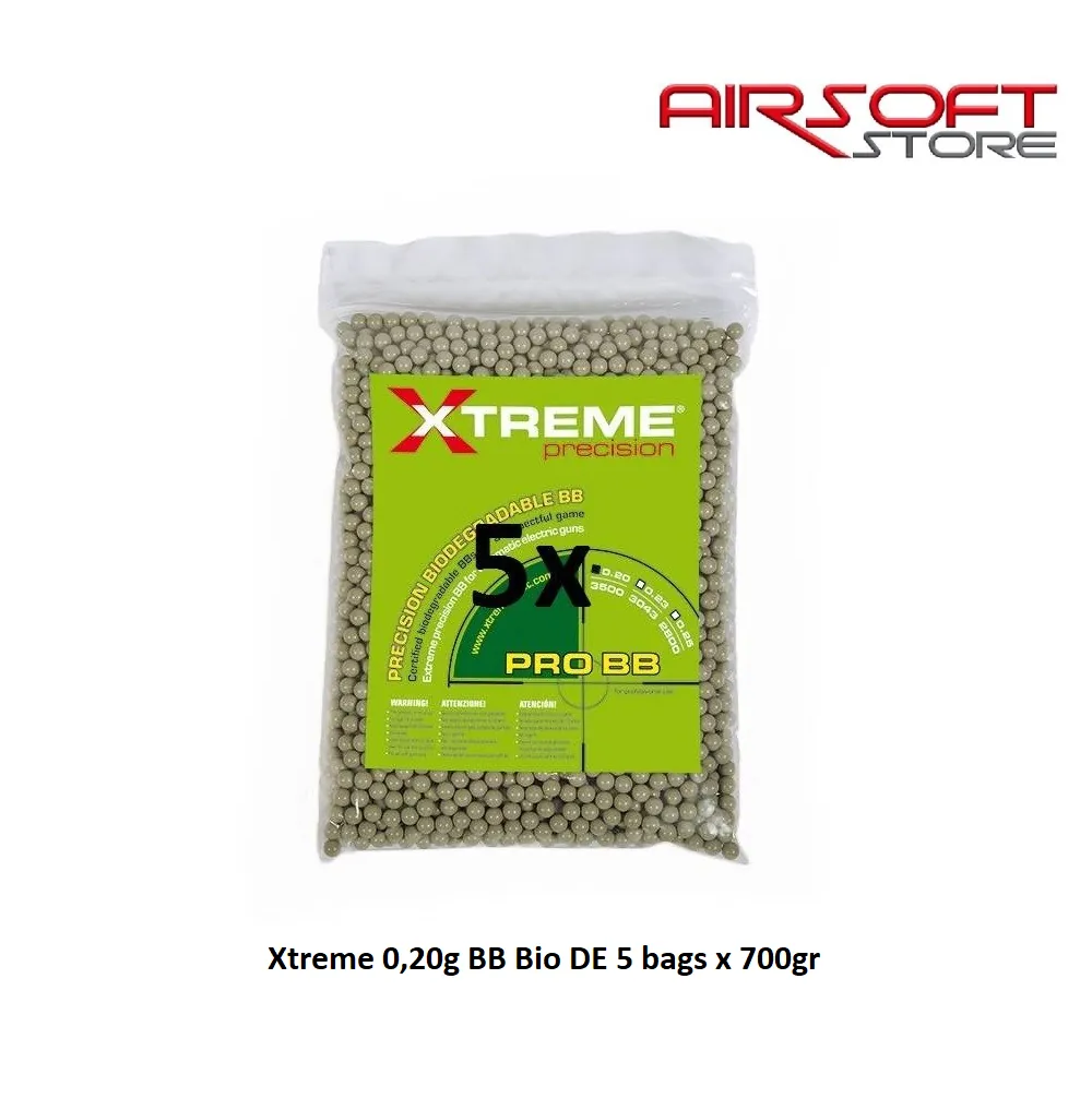 [2100000003082] Xtreme 0.25g BB Bio DE 5 bag x 700gr