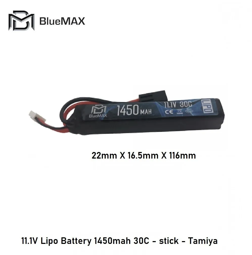 [2100000003242] 1450mAh LiPo 11.1V 30C stick tamiya