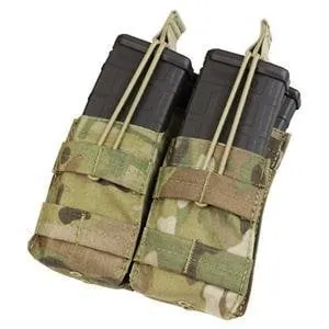 [2100000003358] Double M4 Open-Top Stacker Mag Pouch - MC