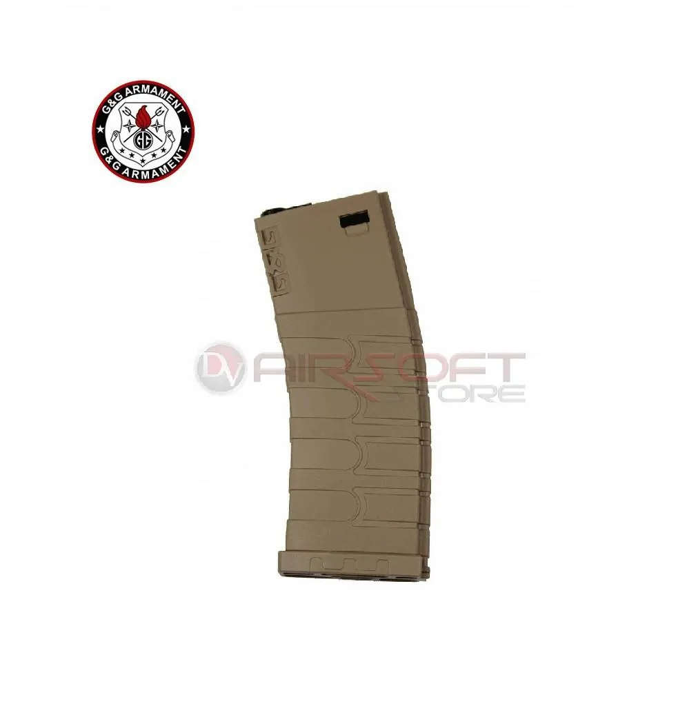 [2100000005529] G&G Magazine Mid-Cap - 120 Rds - tan