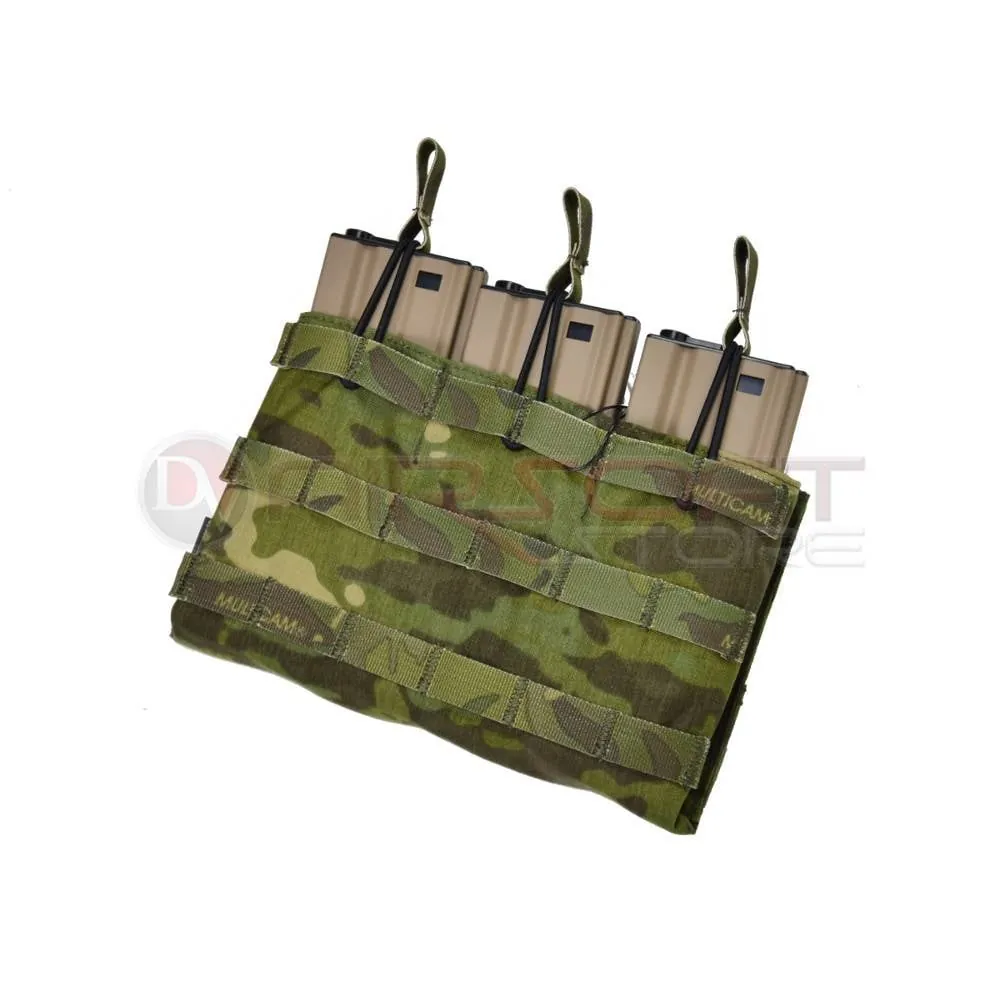 [2100000006120] Triple Open Top 5.56 Mag Pouch - MC Tropic
