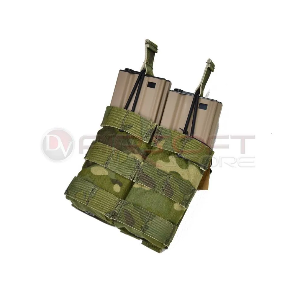 [2100000006151] Double Open Top  5.56 Mag Pouch - MC Tropic