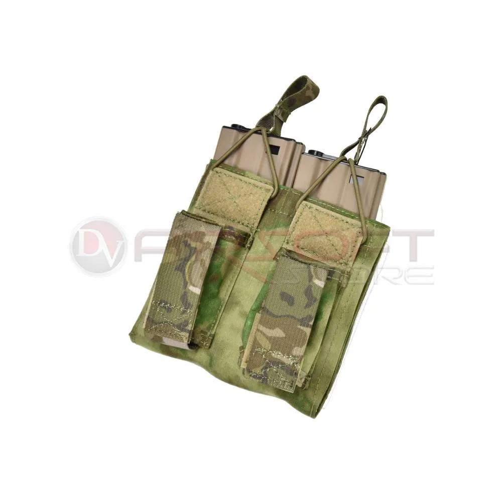 Double Open Top Rifle & Pistol Mag Pouch - AT-FG