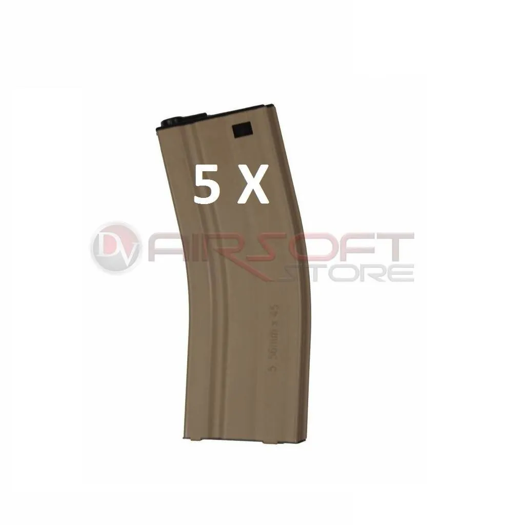 G&G Magazine Hi-Cap - 450rds - TAN - Box of 5