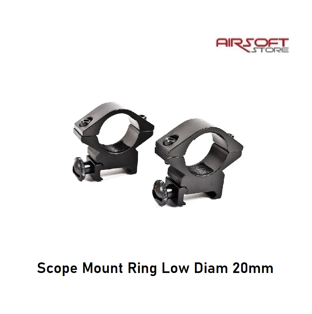 Scope Mount Ring Low diam 20mm