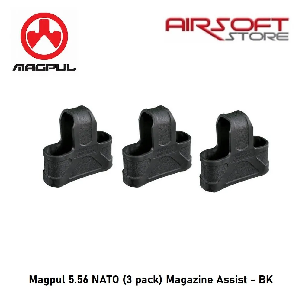 [2100000009534] Magpul 5.56 NATO (3 pack) Magazine Assist - BK