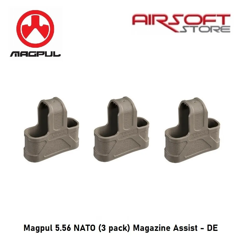 [2100000009541] Magpul 5.56 NATO (3 pack) Magazine Assist - DE