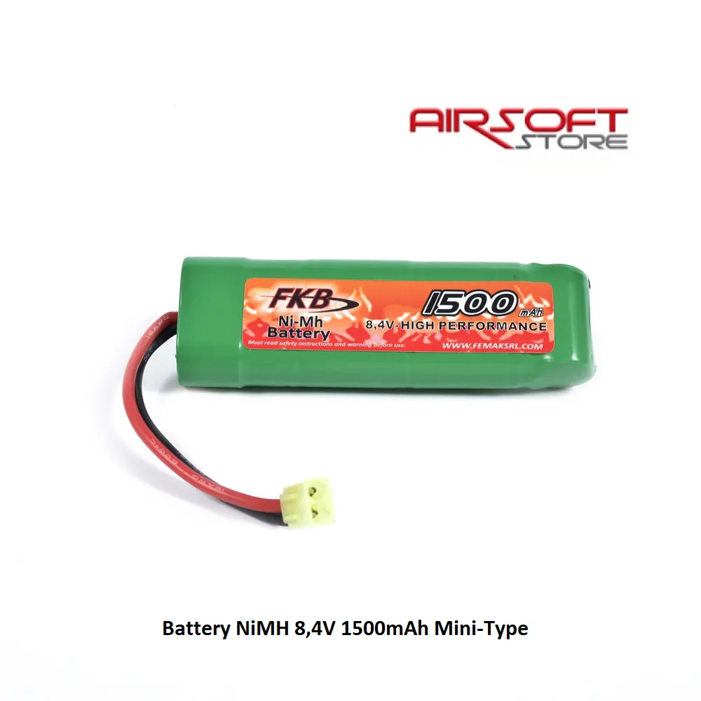 [2100000011506] Battery NiMH 8,4V 1500mAh Mini-Type