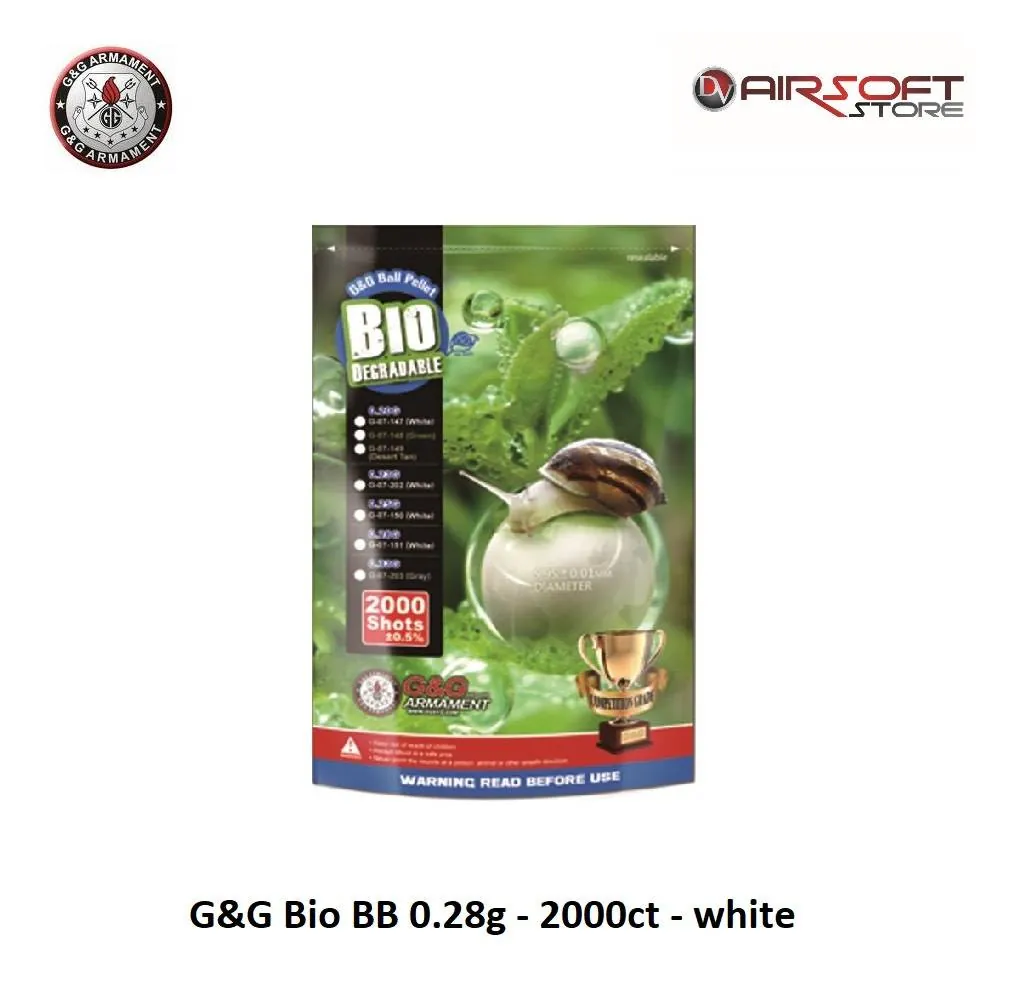 [2100000011551] G&G Bio BB 0.28g - 2000ct - white