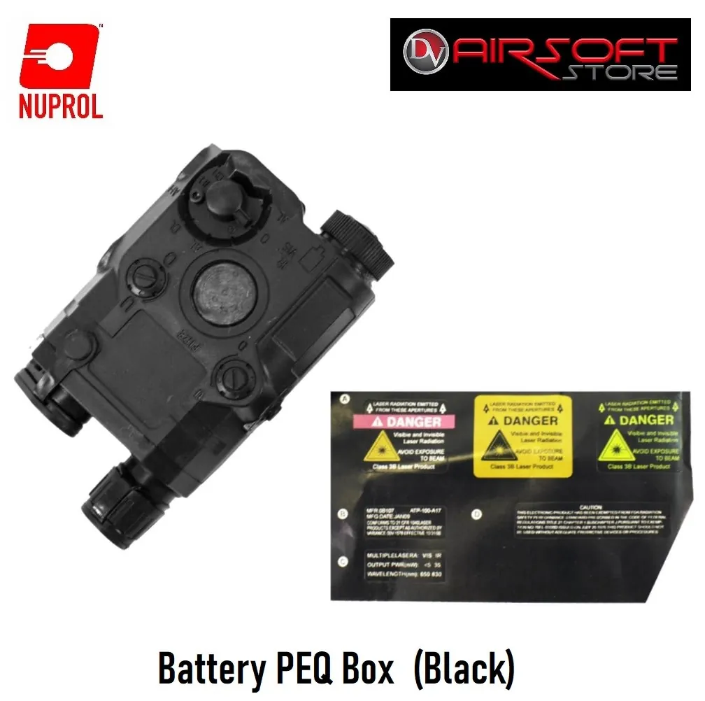 Battery PEQ Box  (Black)