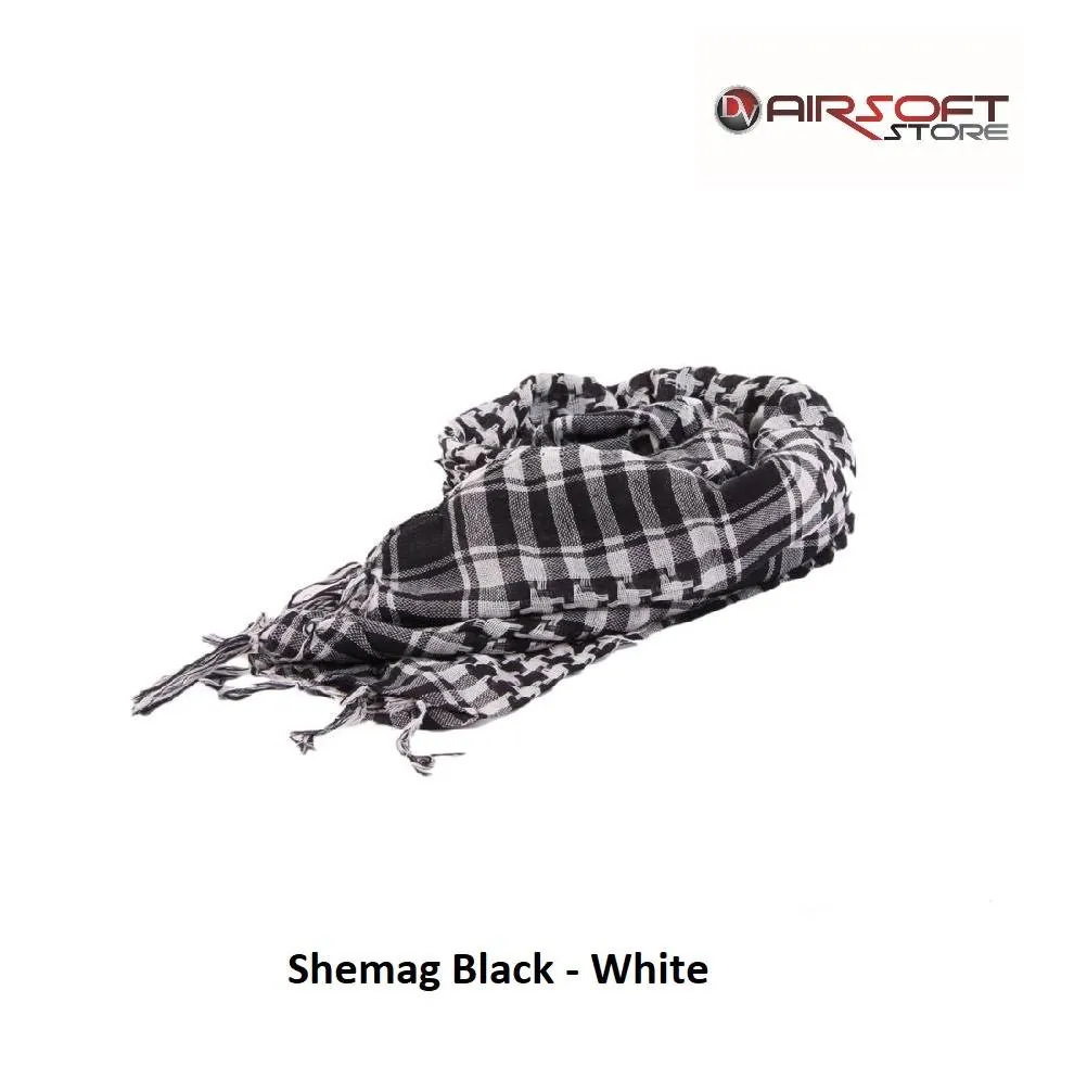 [2100000014026] Shemag Black - White