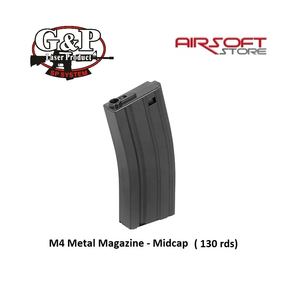 M4 Magazine - Midcap - 130rds - BK