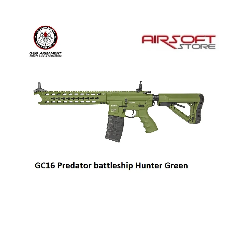 [2100000014446] GC16 Predator battleship Hunter Green