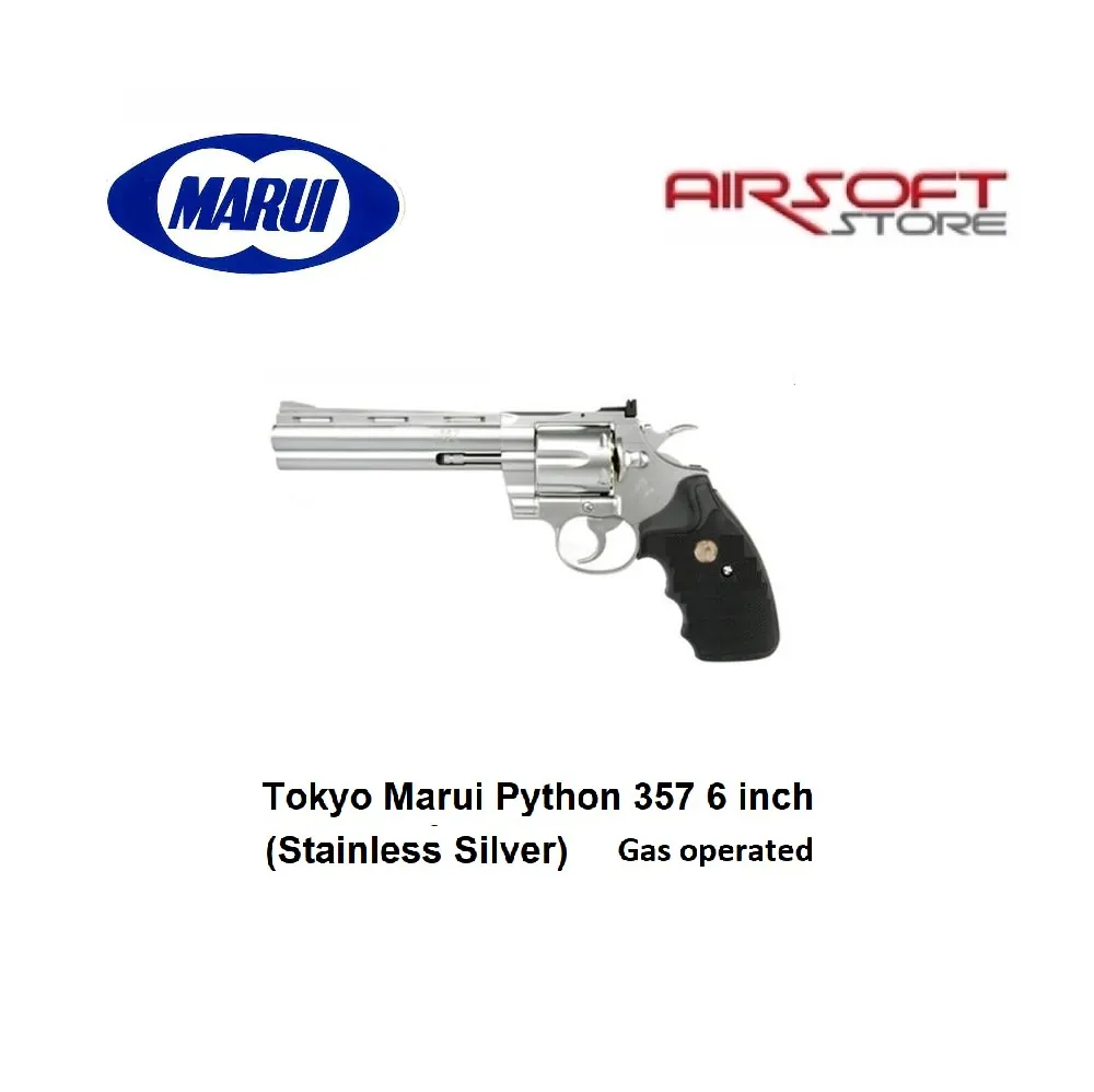 [2100000014484] TM Python 357 6 inch (Stainless Silver)