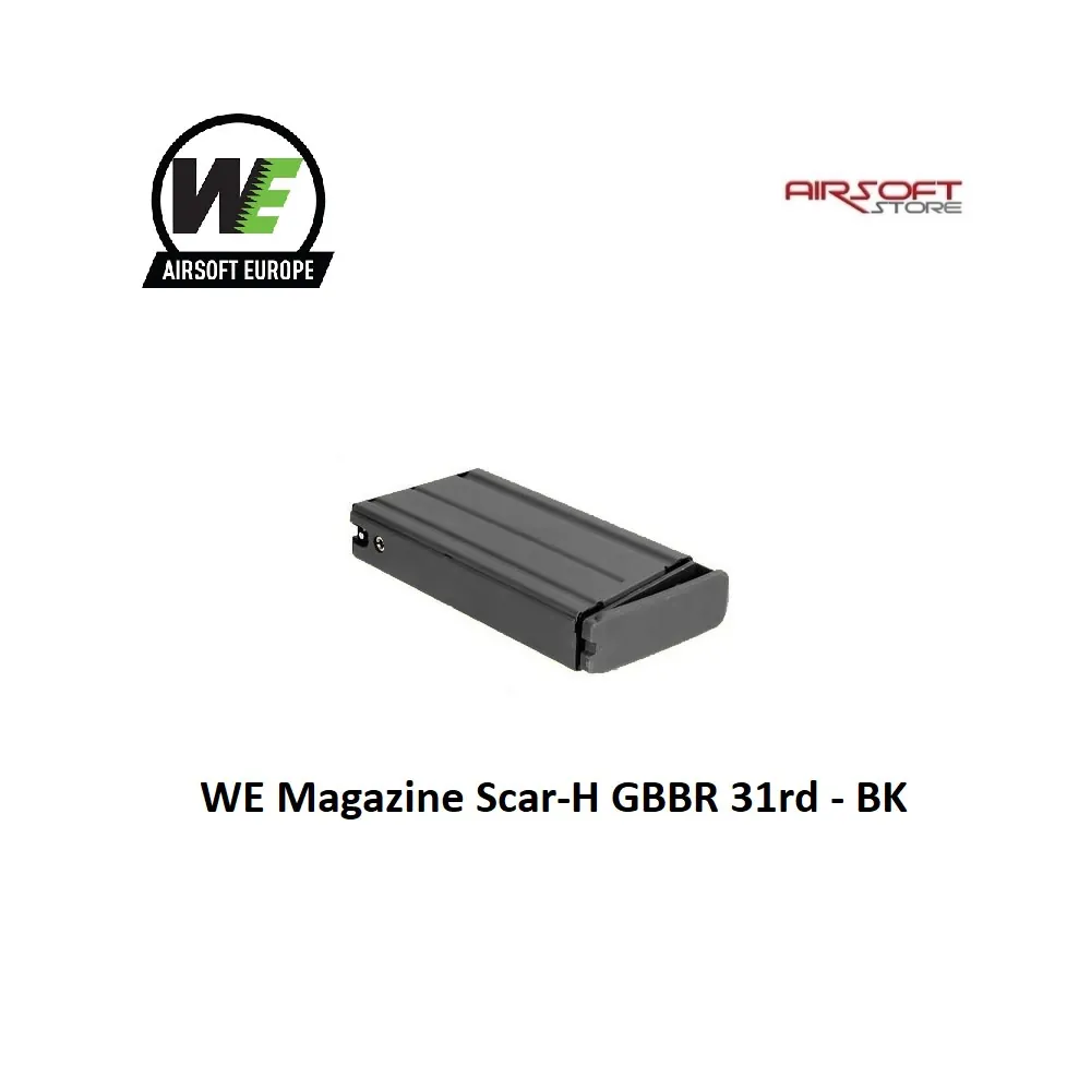 WE Magazine Scar-H GBBR 31rd - BK