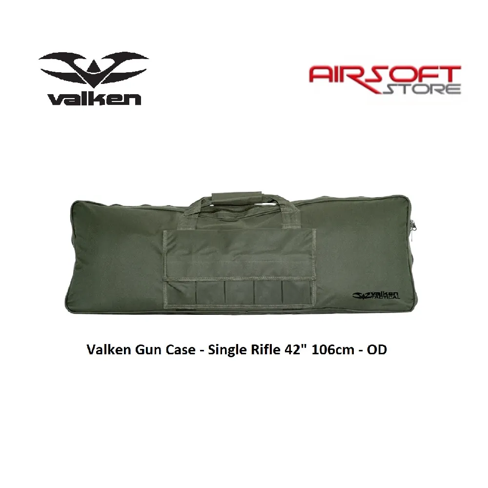 [2100000014682] Valken Gun Case - Single Rifle 42" 106cm - OD