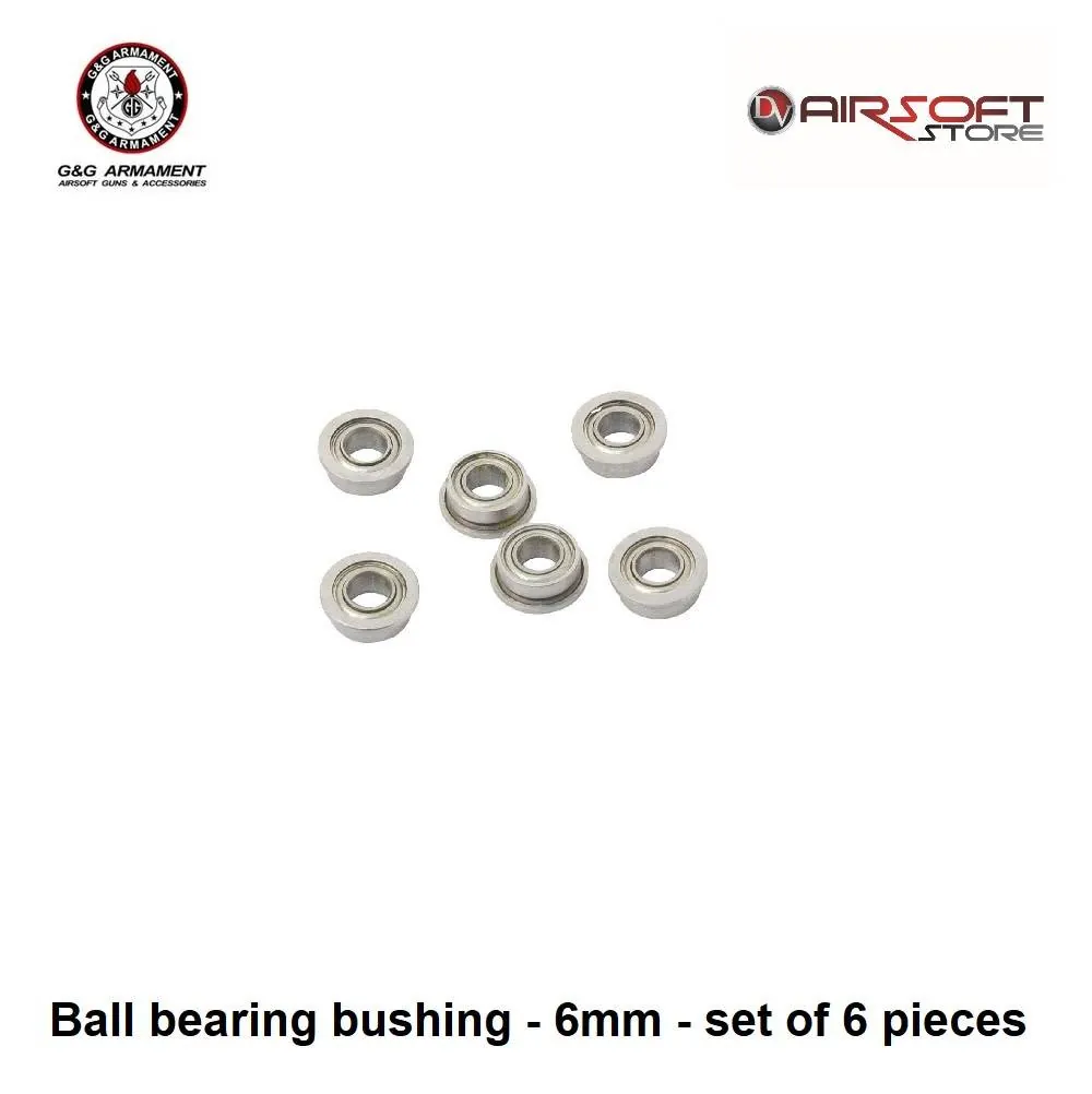 Ball bearing bushing - 6mm - set of 6 pieces