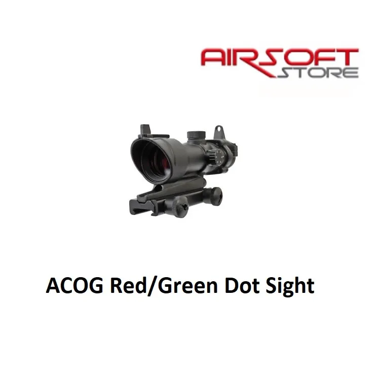 [2100000015580] ACOG Red Dot Sight (Red/Green) - BK