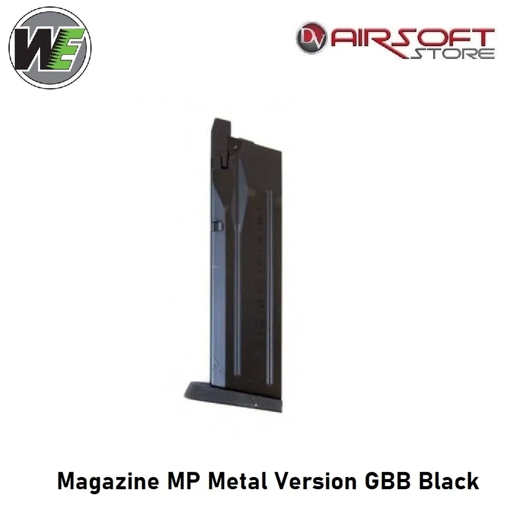 [2100000015733] Magazine MP Metal Version GBB Black