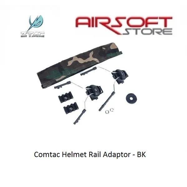 [2100000016341] Comtac Helmet Rail Adapter Set - BK