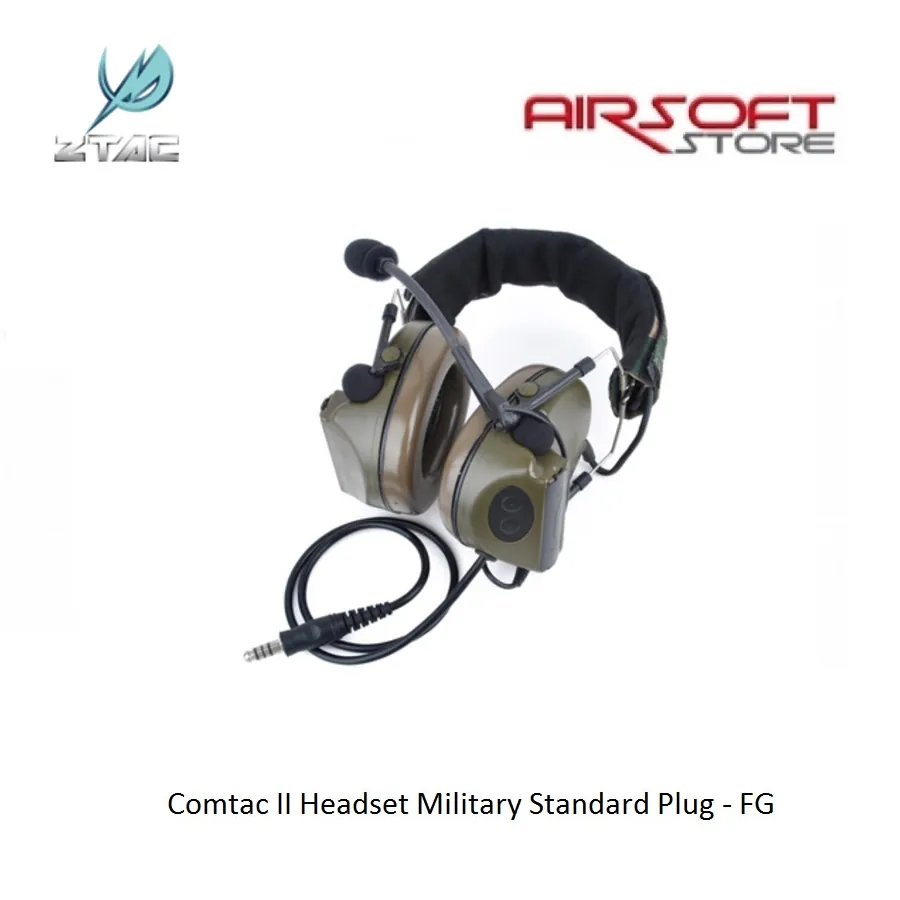 [2100000016396] Comtac II Headset Military Standard Plug - FG