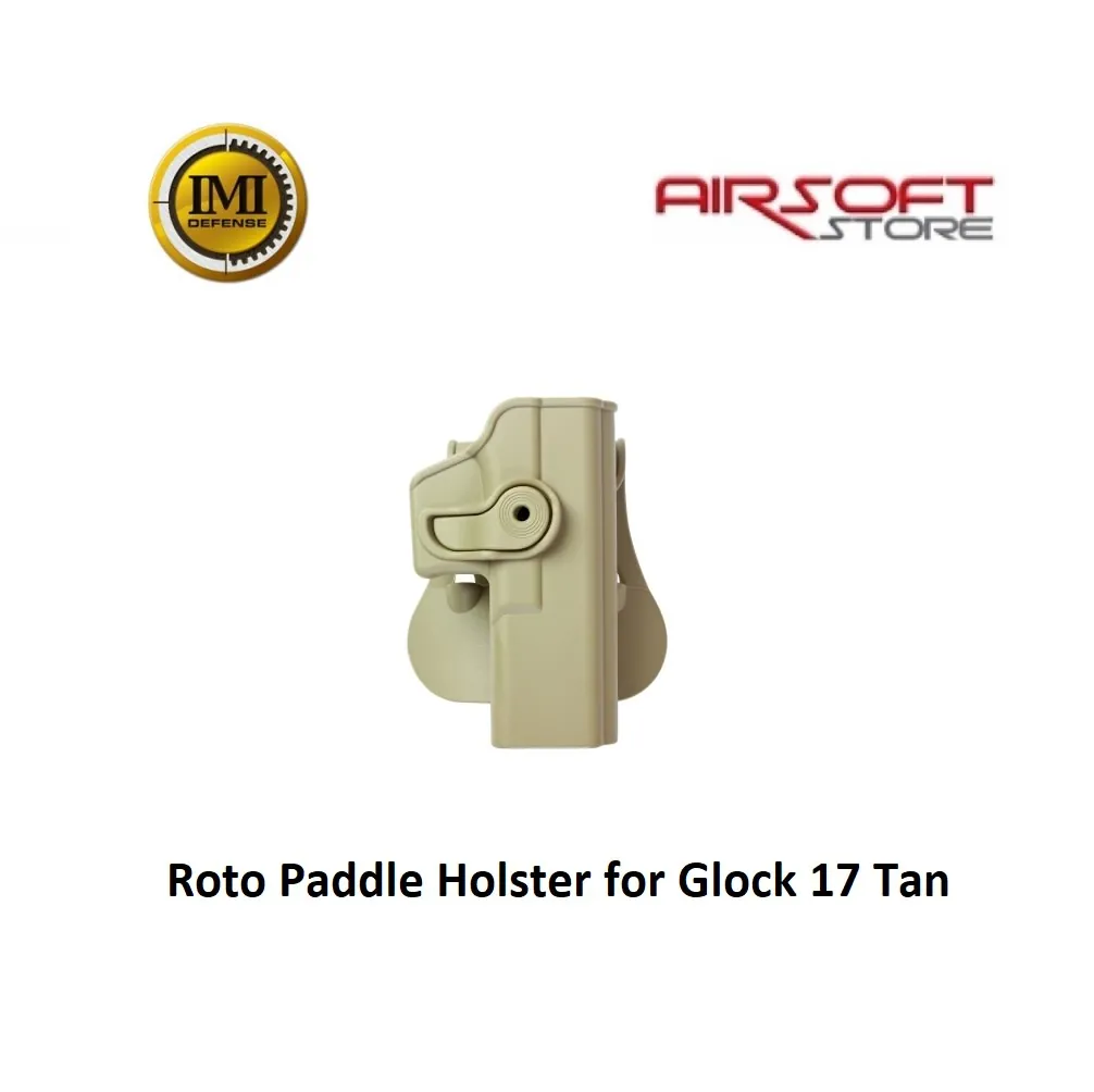 [2100000017812] Roto Paddle Holster for Glock 17 Tan