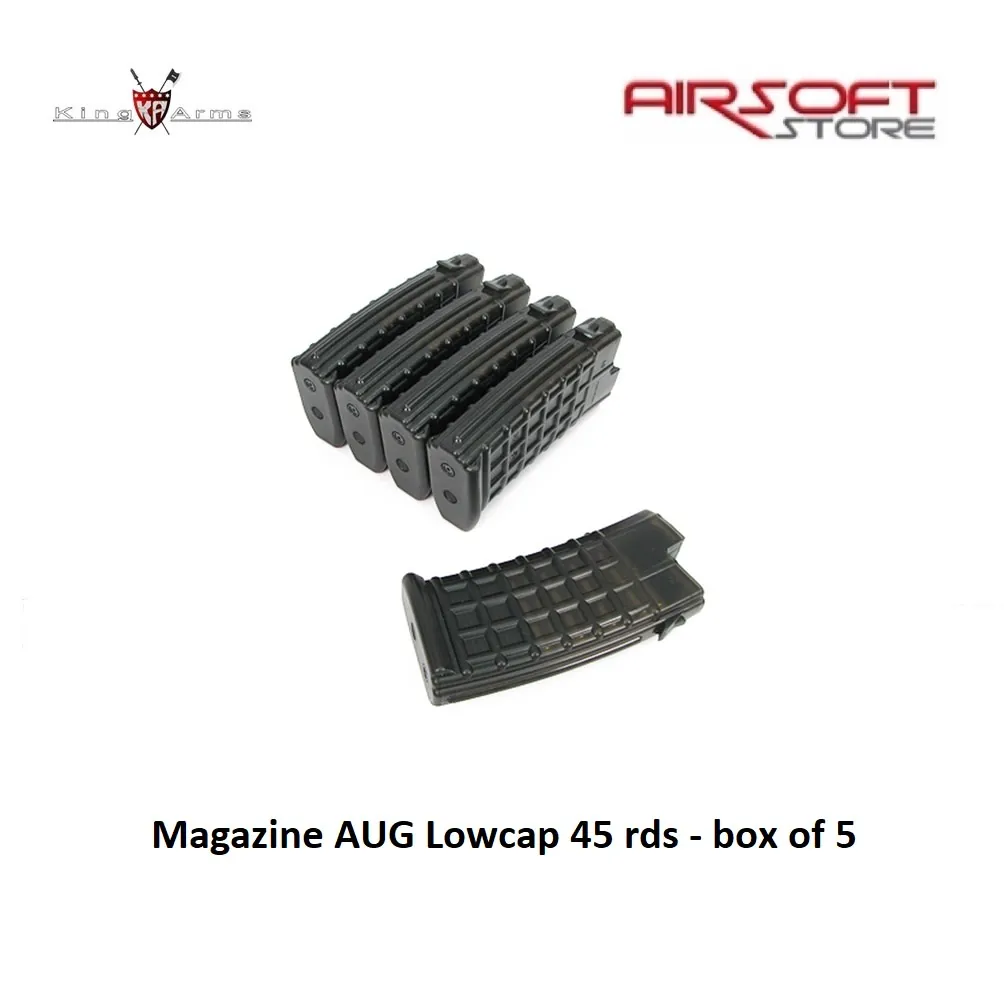 Magazine AUG Lowcap 45 rds - box of 5