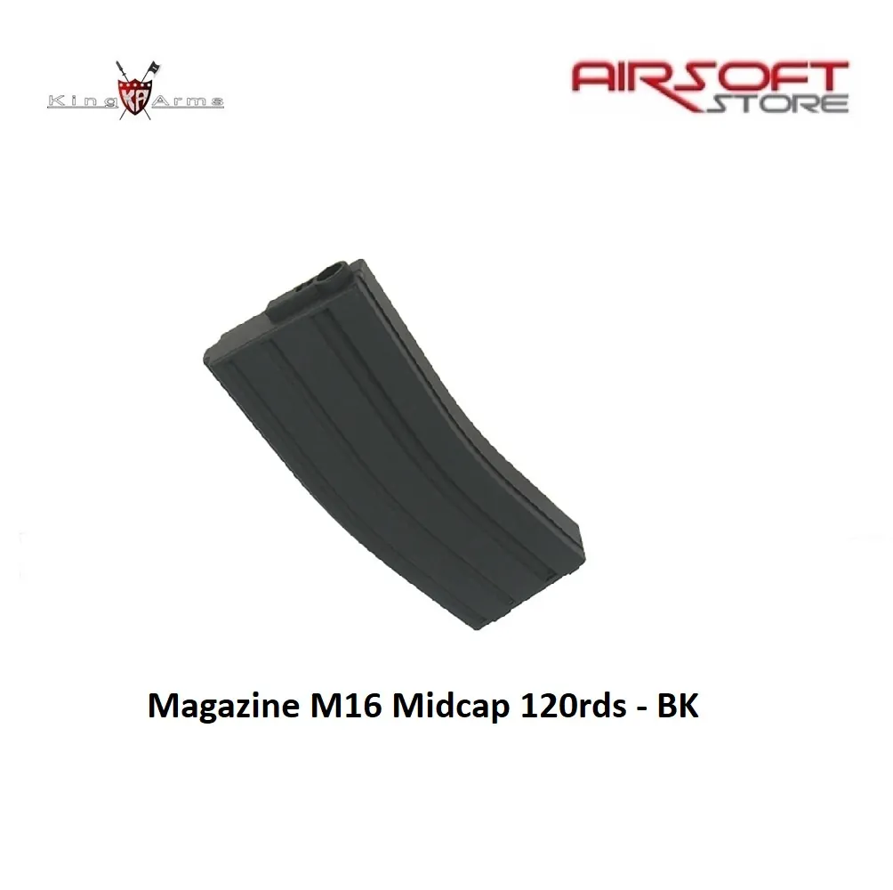[2100000018512] Magazine M16 Midcap 120rds - BK