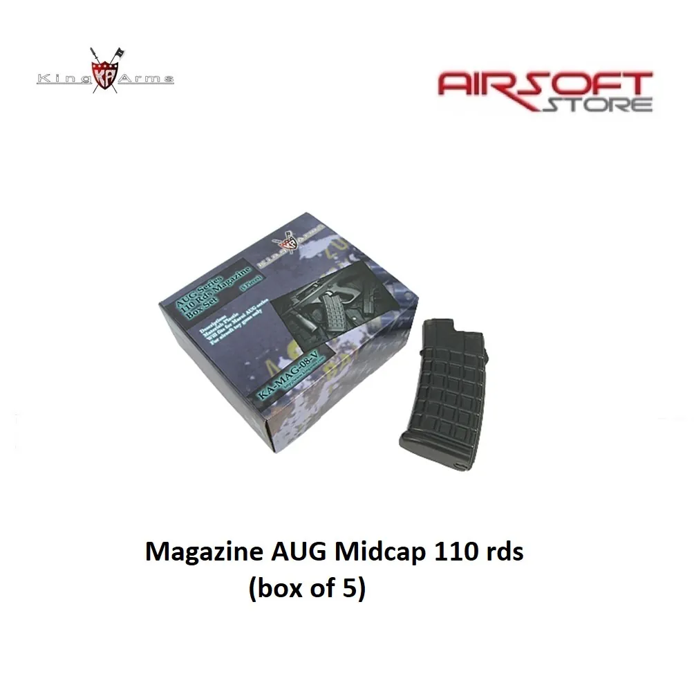 [2100000018550] Magazine AUG Midcap 110 rds - box of 5