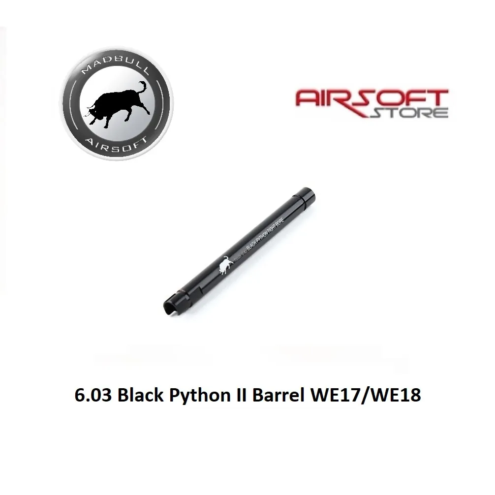 [2100000018680] 6.03 Black Python II Barrel WE17/WE18