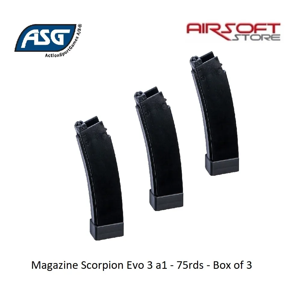 [2100000019120] Magazine Scorpion Evo 3 a1 - 75rds - Box of 3