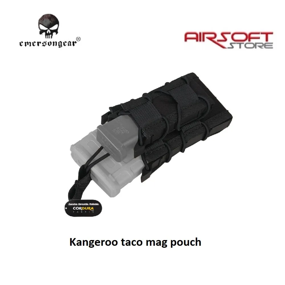 [2100000019489] Single Taco Rifle & Pistol Mag pouch - BK
