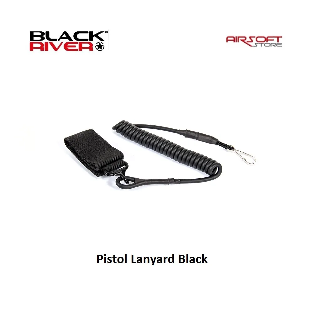 Pistol Lanyard Black