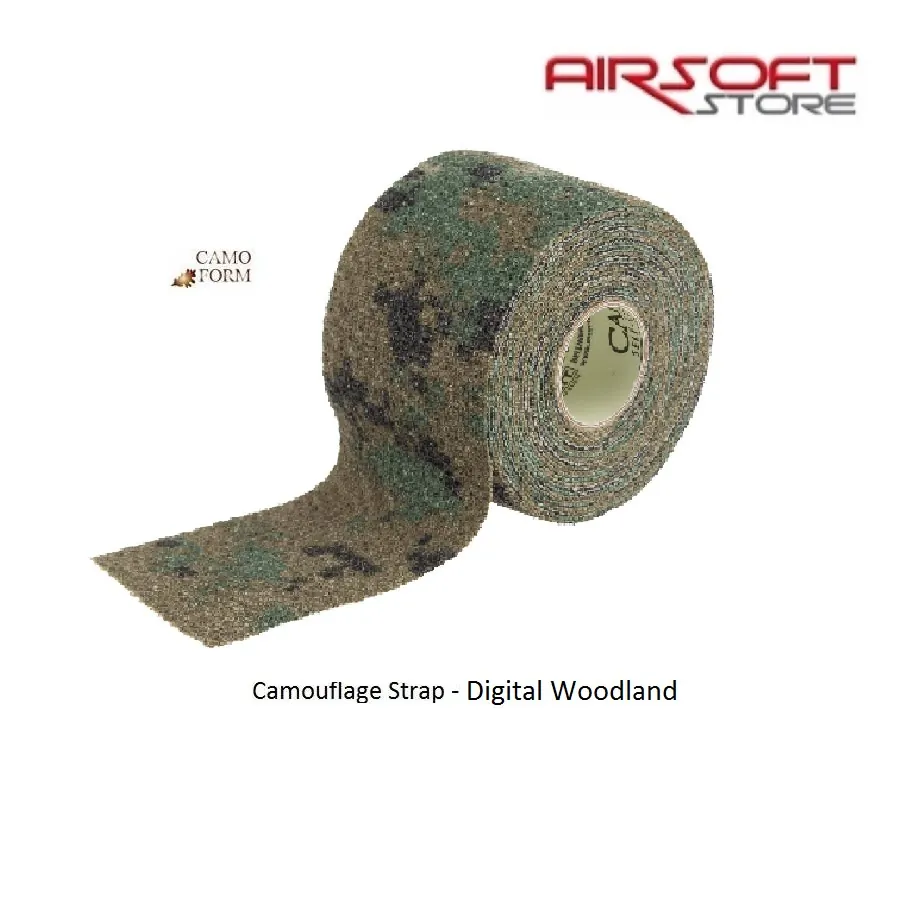 [2100000019809] Camouflage Strap - Digital Woodland