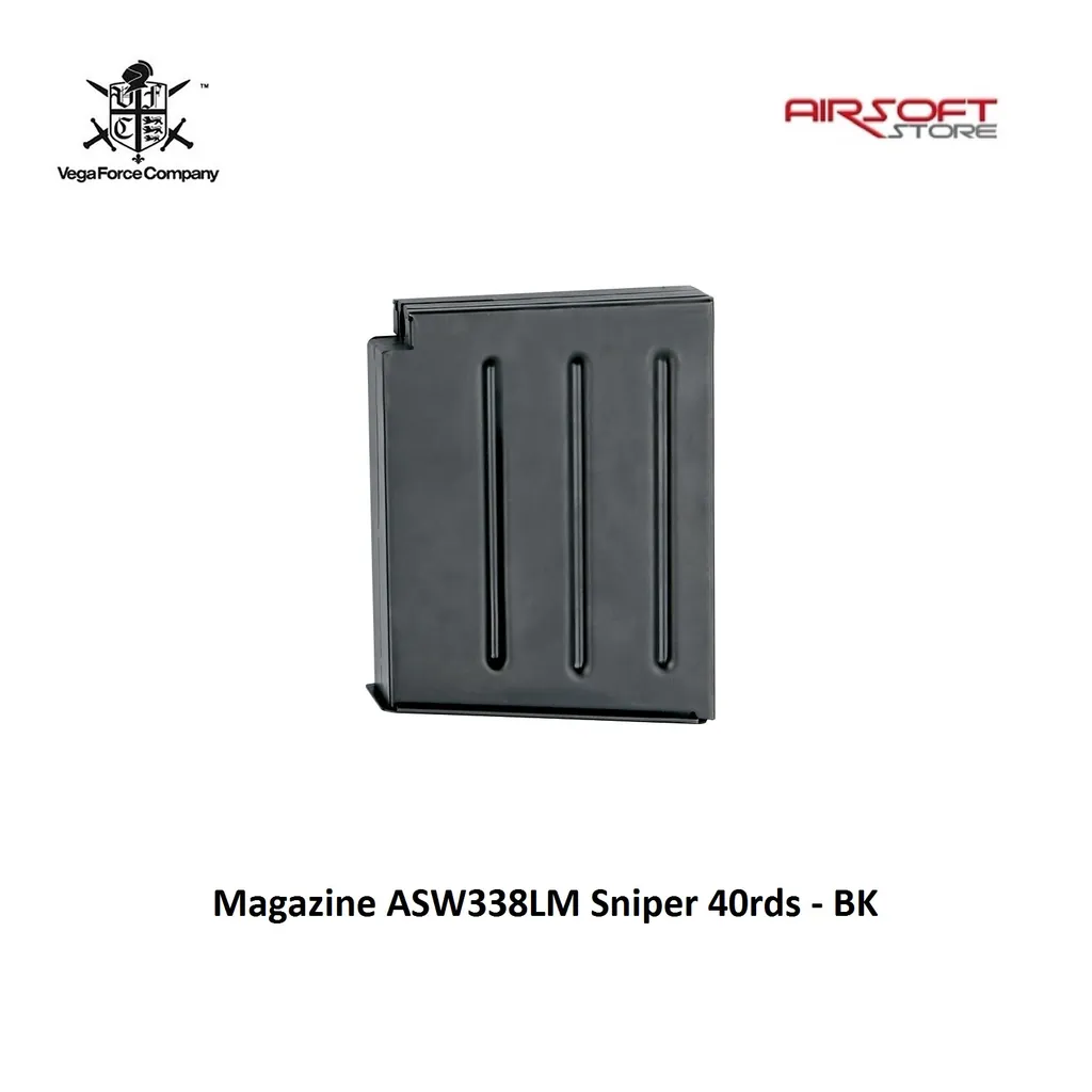 [2100000020096] Magazine ASW338LM Sniper 40rds - BK