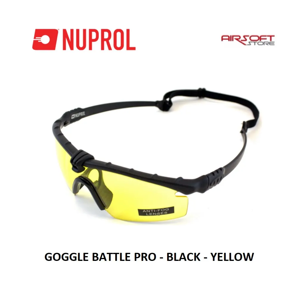 [2100000020997] GOGGLE BATTLE PRO - BLACK - YELLOW