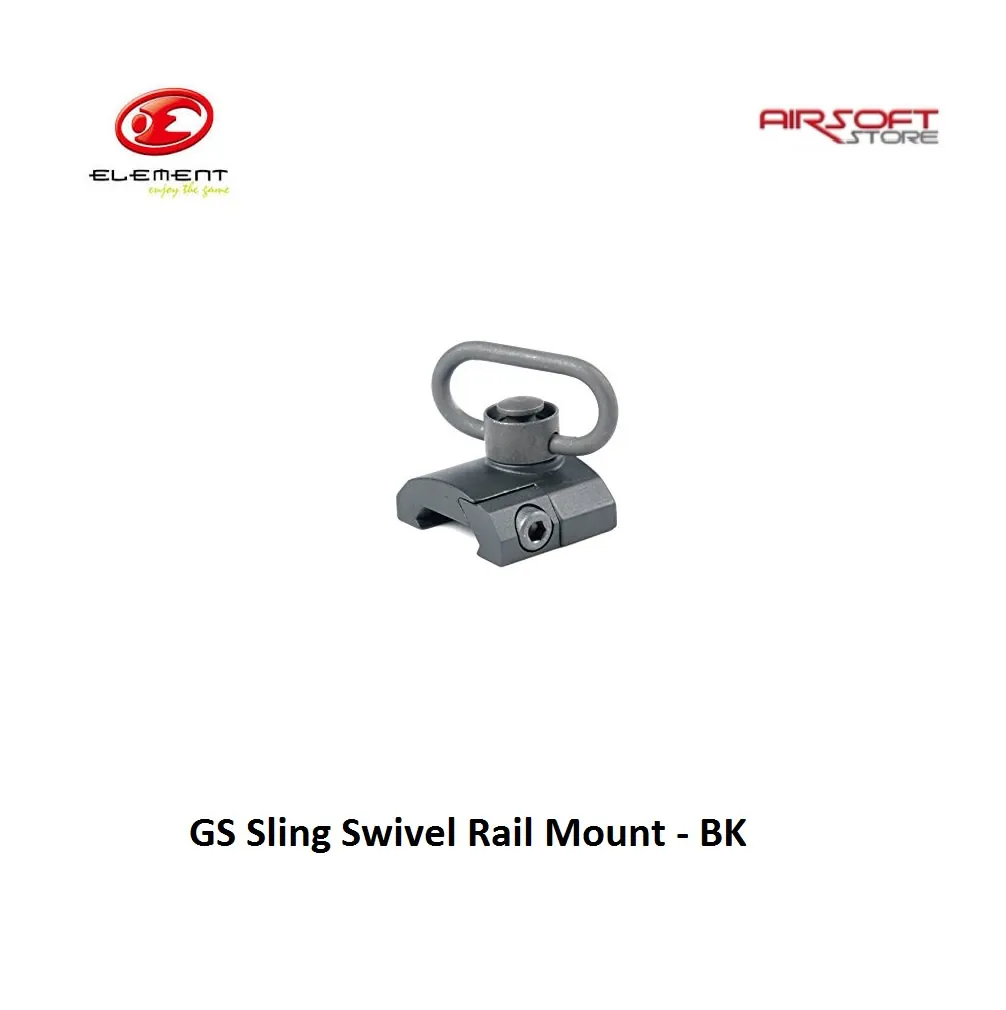 [2100000021277] GS Sling Swivel Rail Mount - BK
