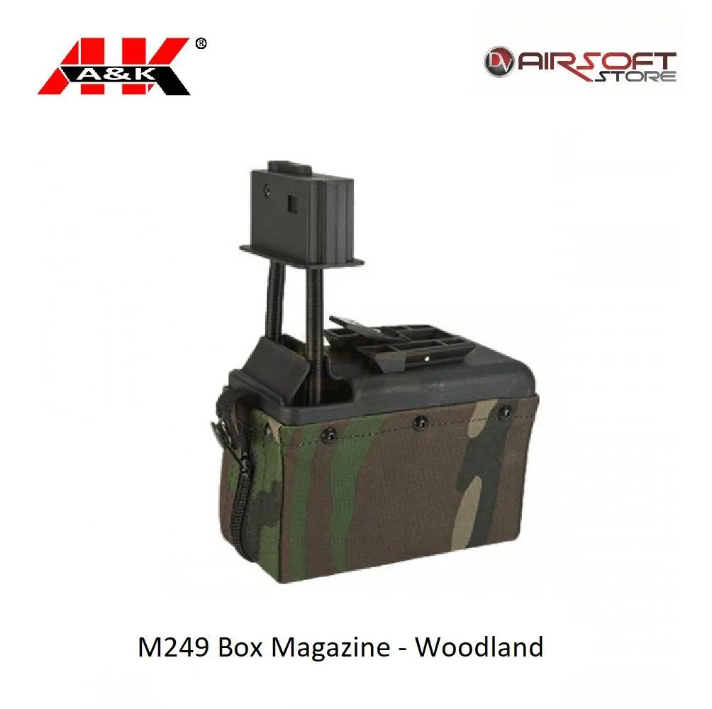 M249 Box Magazine - Woodland