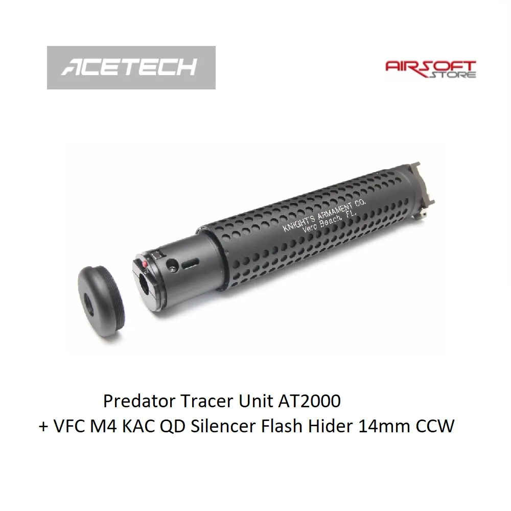 Predator Tracer Unit AT2000 + VFC M4 KAC QD Silencer Flash Hider 14mm CCW