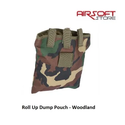 [2100000025299] Roll Up Dump Pouch - Woodland