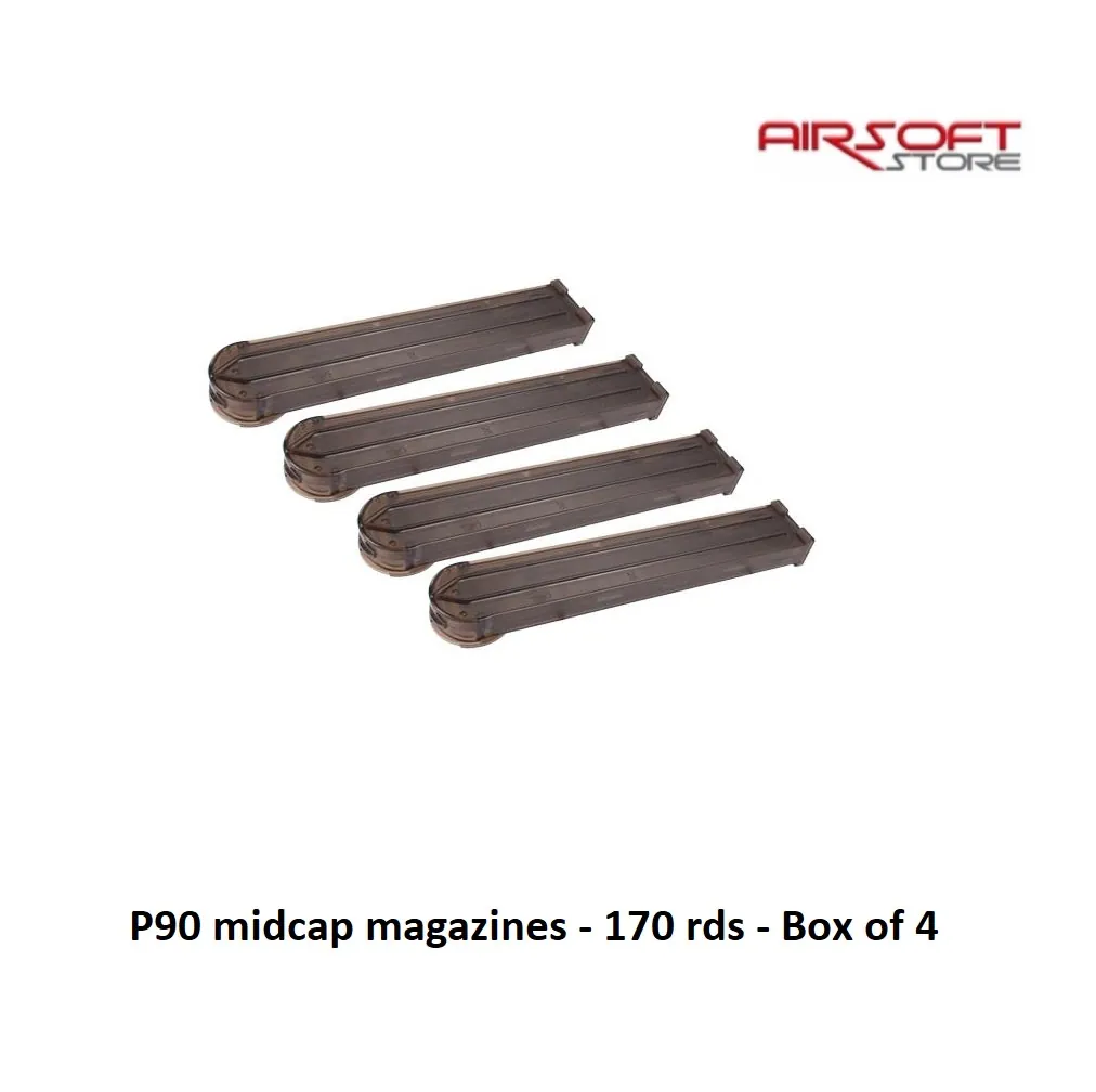 [2100000025589] P90 Midcap Magazine 170 rds - box of 4