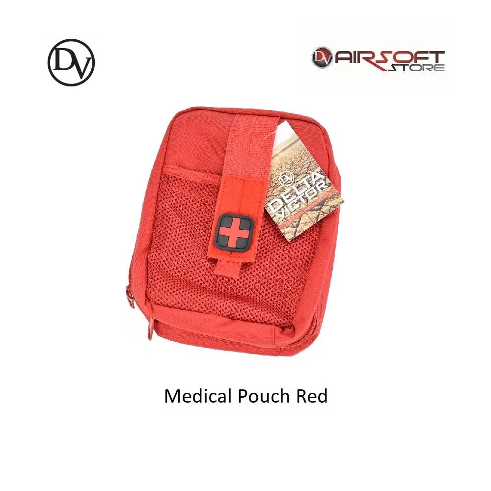 [2100000026494] Medical Pouch Red