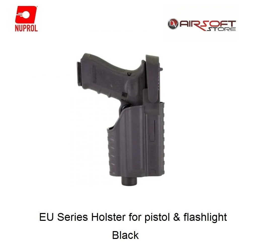 [2100000026562] Glock Series Holster for pistol with flashlight - BK