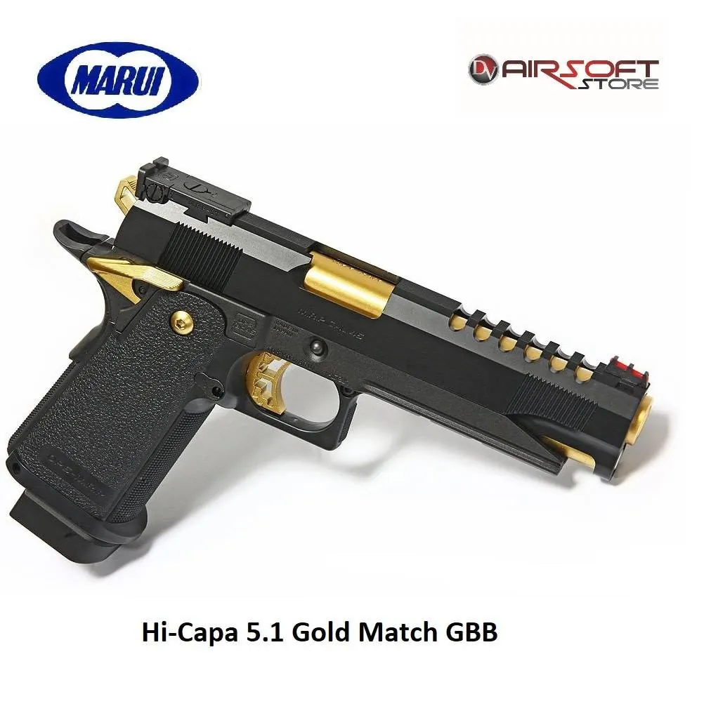 [2100000026944] Hi-Capa 5.1 Gold Match GBB
