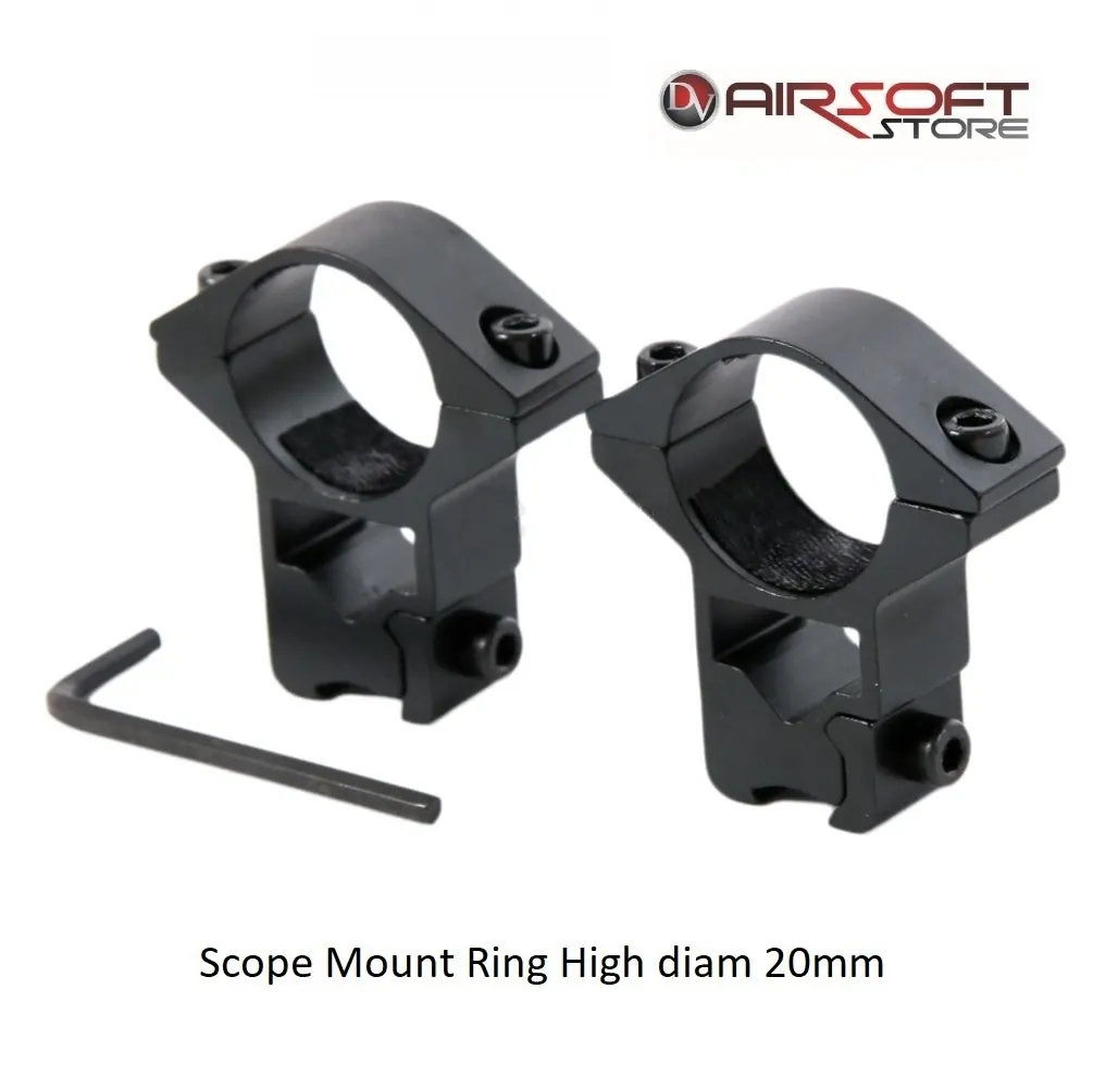 [2100000027095] Scope Mount Ring High diam 20mm FOR 11mm RIS