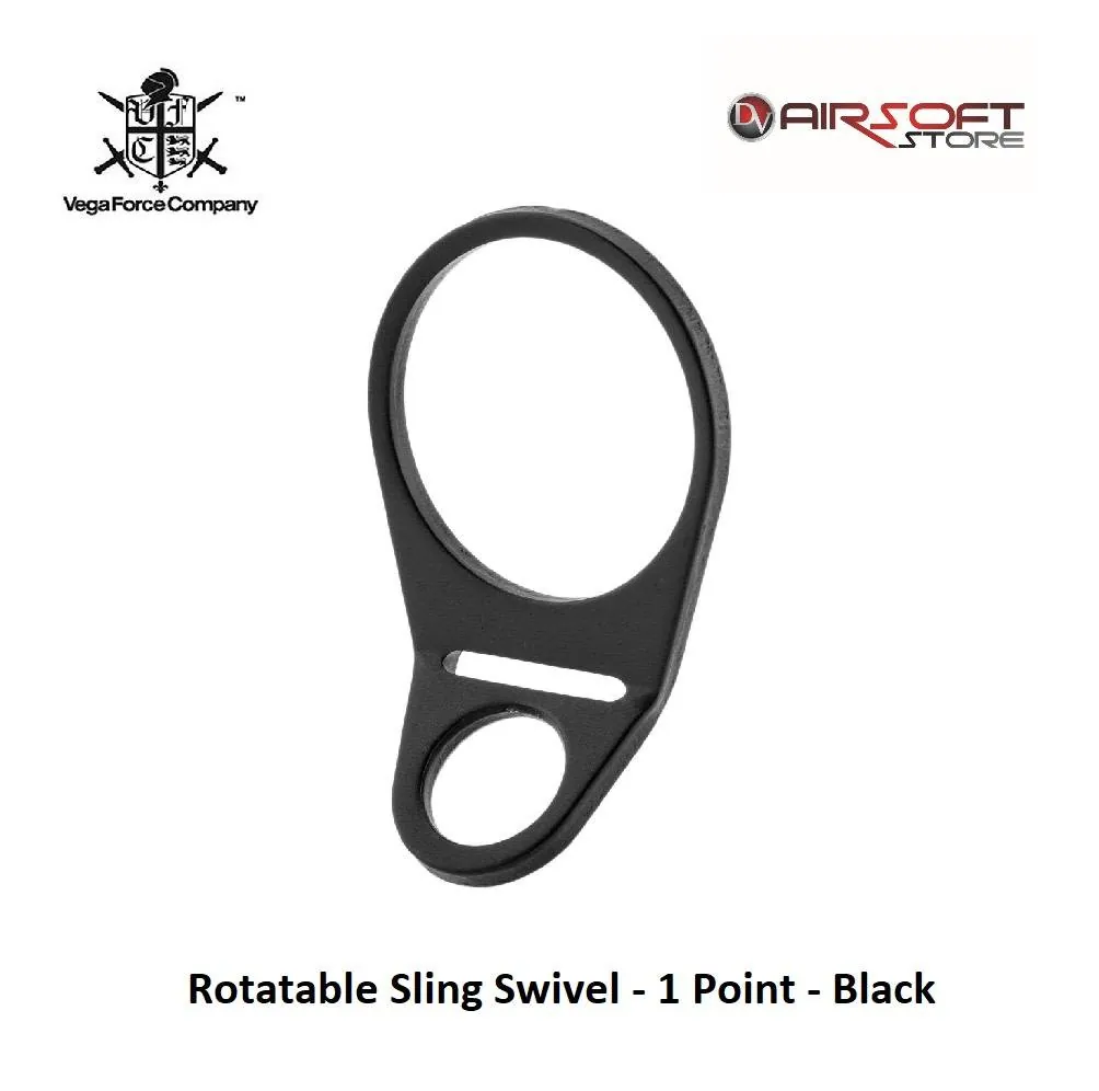 [2100000027194] Rotatable Sling Swivel - 1 Point - Black